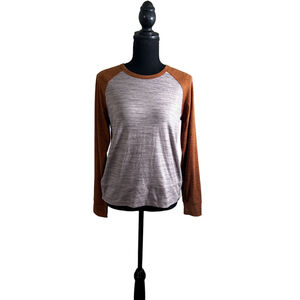 NWT prAna Sol Protect Top Small Rust Heather UPF 50+ Moisture Wicking,Size Small
